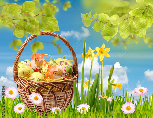 Plakat w ramie Easter decoration
