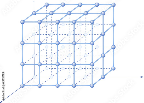 Molecular crystalline lattice