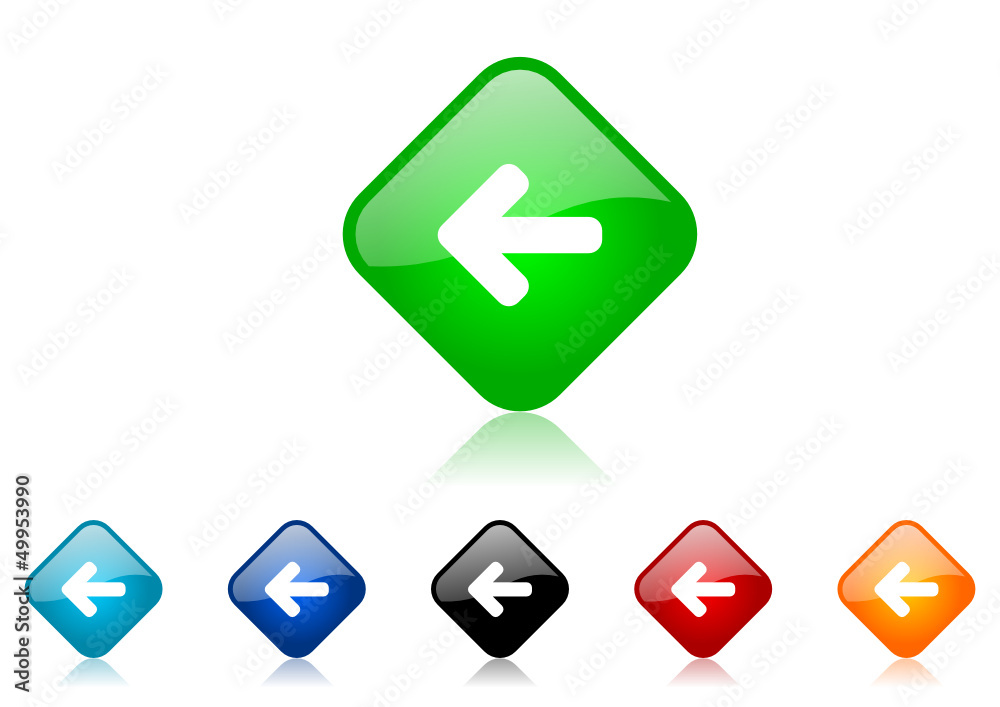 arrow left vector icon set arrow left vector icon set