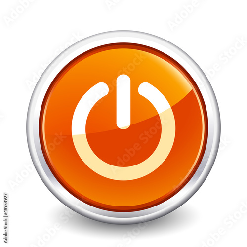 button orange power