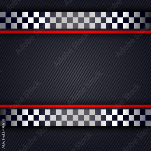 Perforated metallic sheet for race