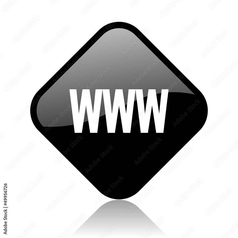 www black square glossy internet icon www black square glossy internet icon