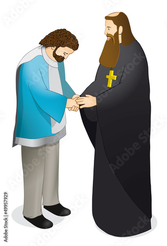 Visiting priest