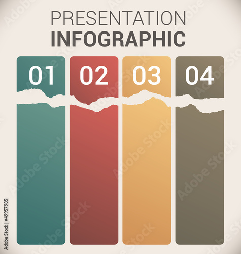 Modern soft color Design template / infographics