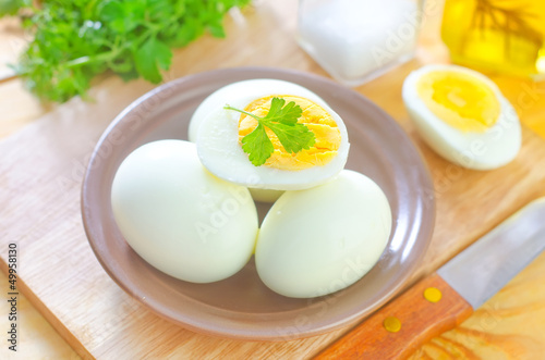 boiled eggs