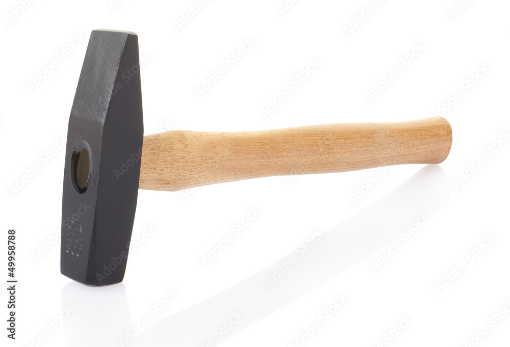 Hammer on white, clipping path included Hammer on white, clipping path included
