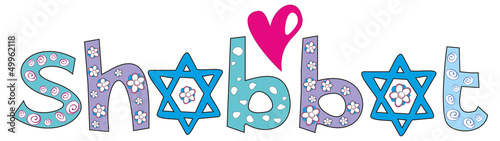 Obraz na płótnie Holiday Shabbat design - jewish greeting background, vector w salonie