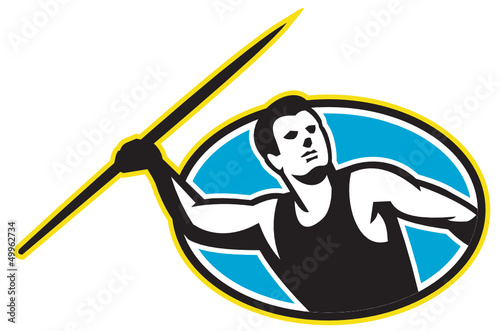 Javelin Throw Track and Field Athlete