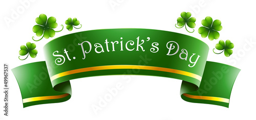 A green symbol for St. Patrick's Day