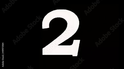 Countdown zehn bis eins