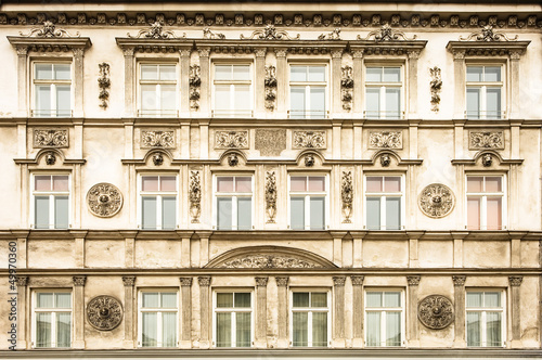 Canvas Print old facade