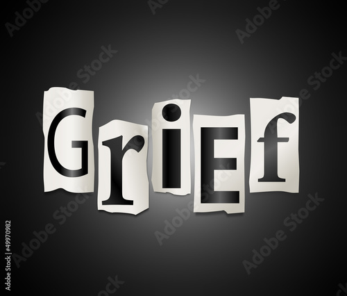 Grief concept.