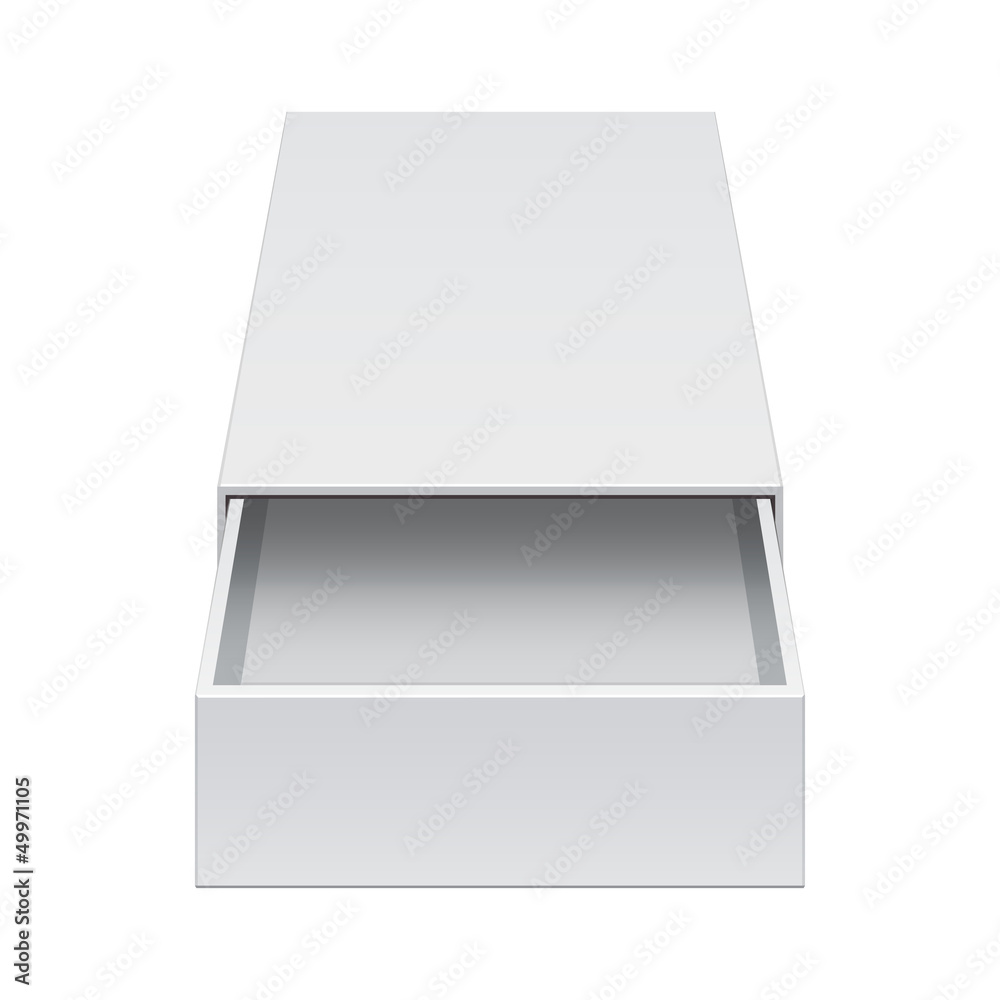 Light Realistic Package Sliding Box Opened. Light Realistic Package Sliding Box Opened.