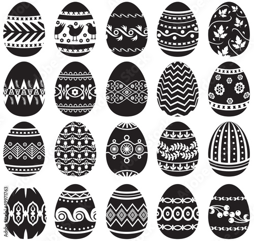 Easter eggs set