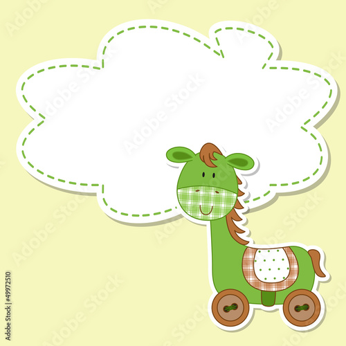 Baby Horse - Cavallino - Place your text