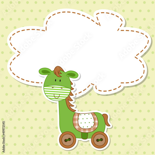 Baby Horse - Cavallino - Place your text