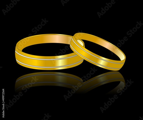 wedding ring - gold ring
