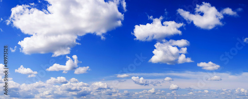 Photography Deep blue sky big resolution panoramic photo