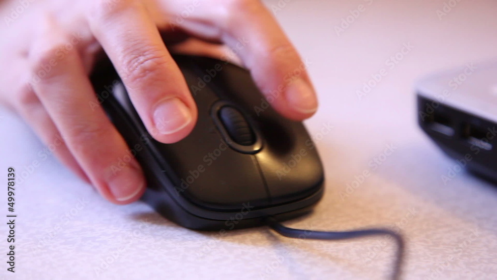 computer mouse in hand, woman, close-up 2 computer mouse in hand, woman, close-up 2