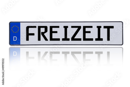 Autoschild FREIZEIT