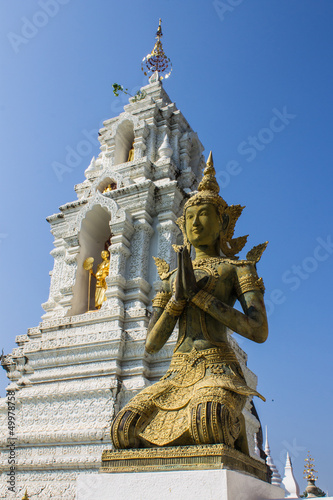 Thai angel in Wat Ban Den, Maetang Chiangmai Thai Temple