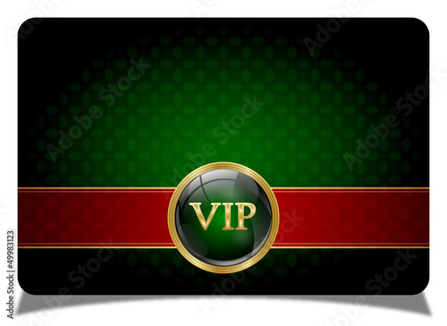 Green vip card