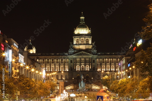 Czech National Museum on Wenceslas Square in Prague