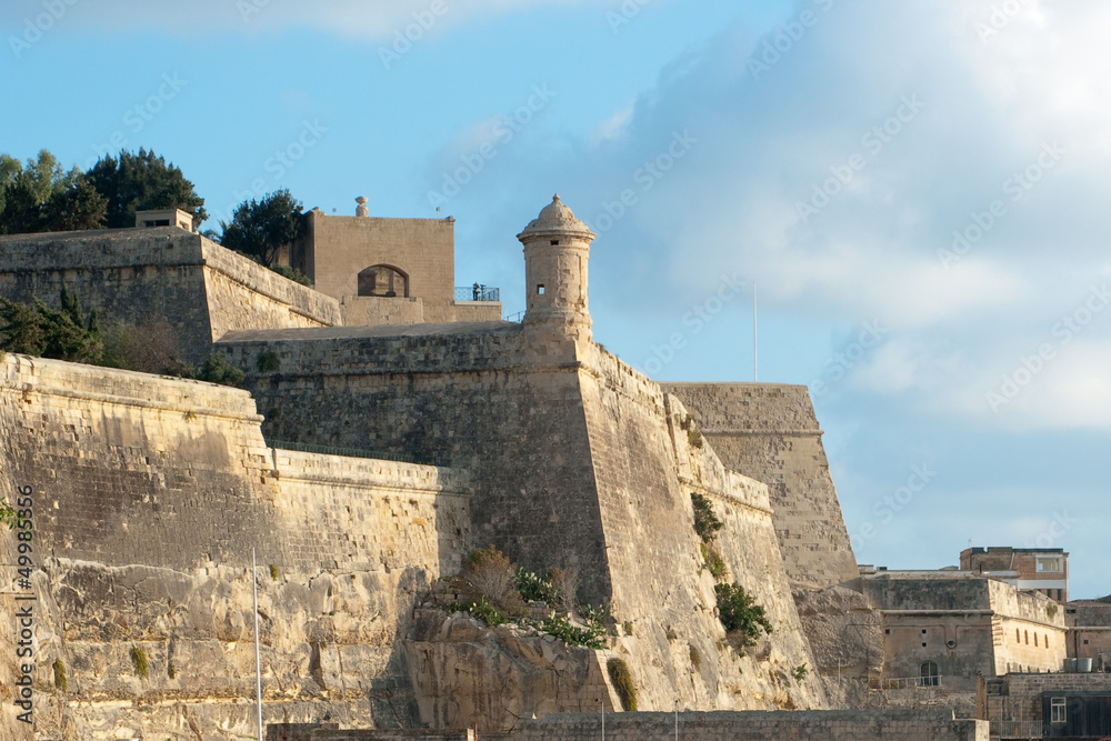 Watchtower in La Valletta, Malta