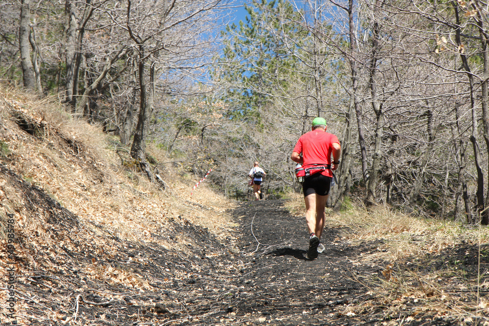 Course autour de l'Etna