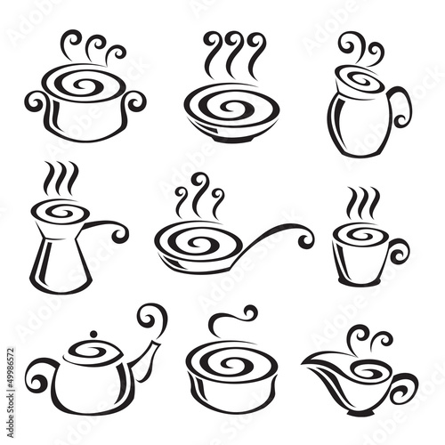 Food icon set