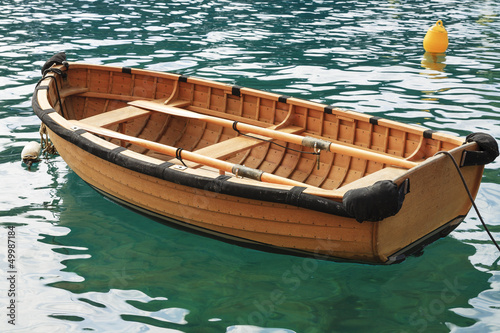 Small fishing boat on the water