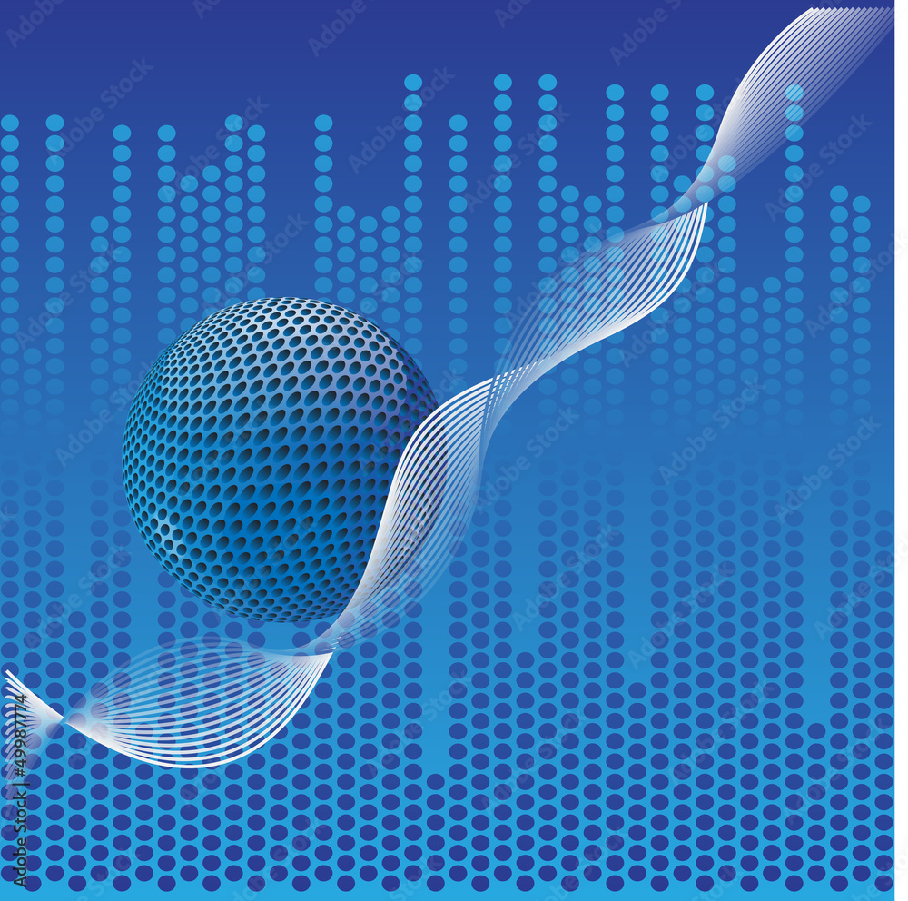 technology abstract background - vector illustration