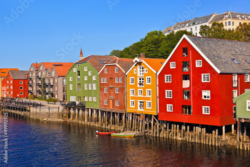 Cityscape of Trondheim, Norway