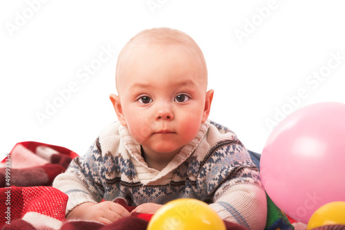 boy with balloon