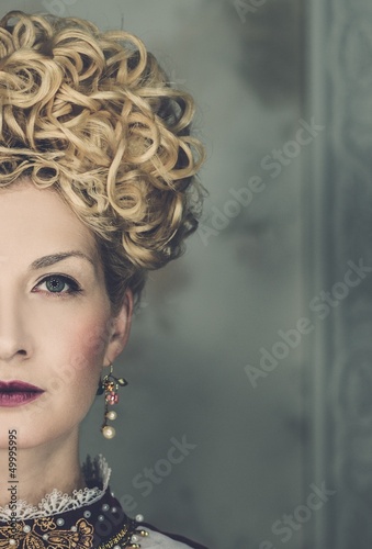 Photography Portrait  of beautiful haughty queen