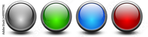 vektor, blank push-button set