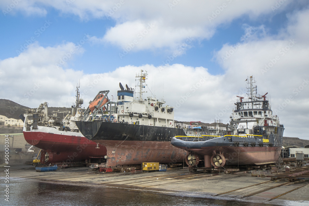 Fototapeta premium Shipyards