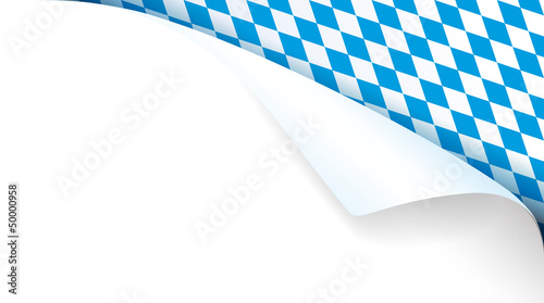 Bayern Kante mit Papierecke