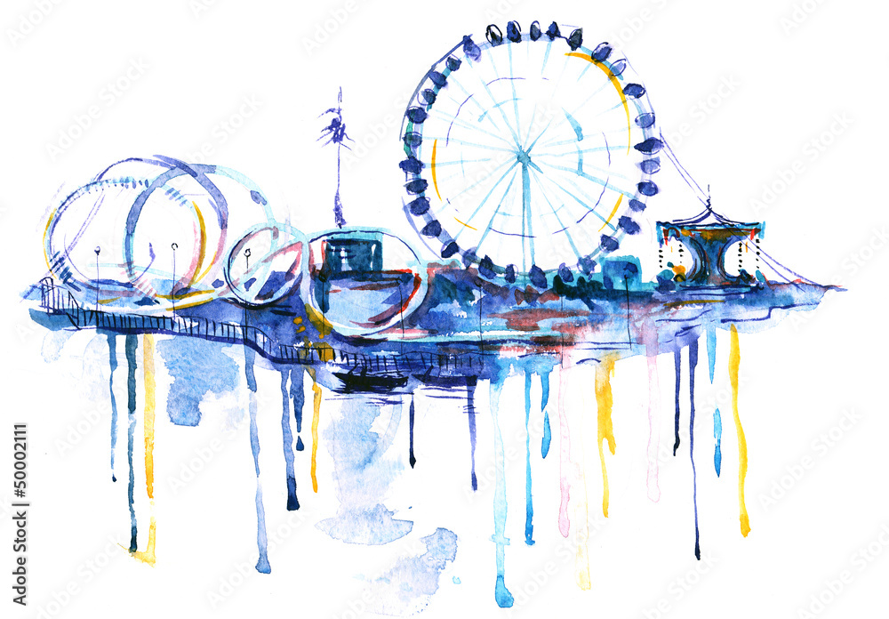 Fototapeta premium amusement island