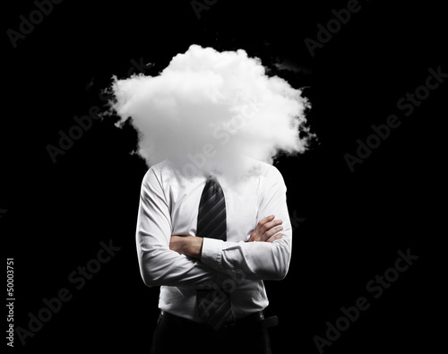man with a cloud © peshkova