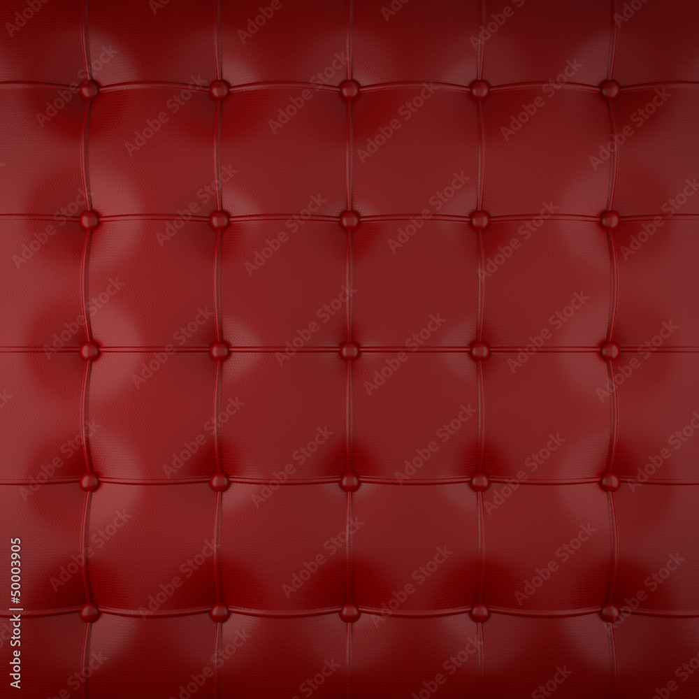 red padded leather red padded leather