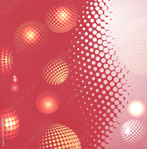 abstract background with halftones. vector illustration.