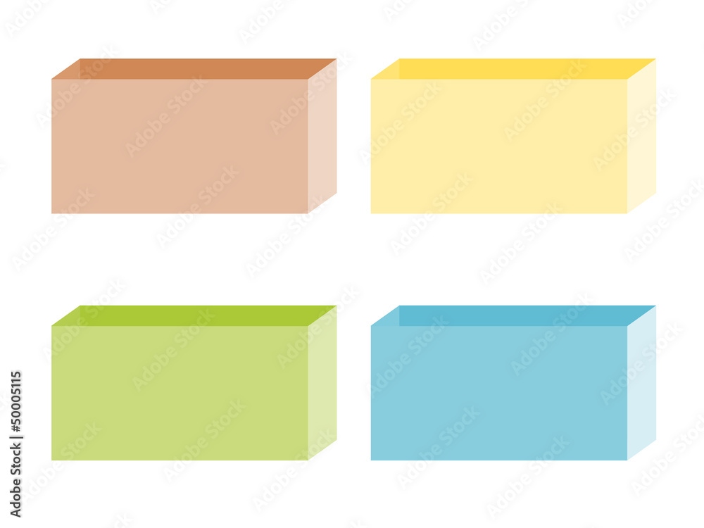 Paper box illustration Paper box illustration