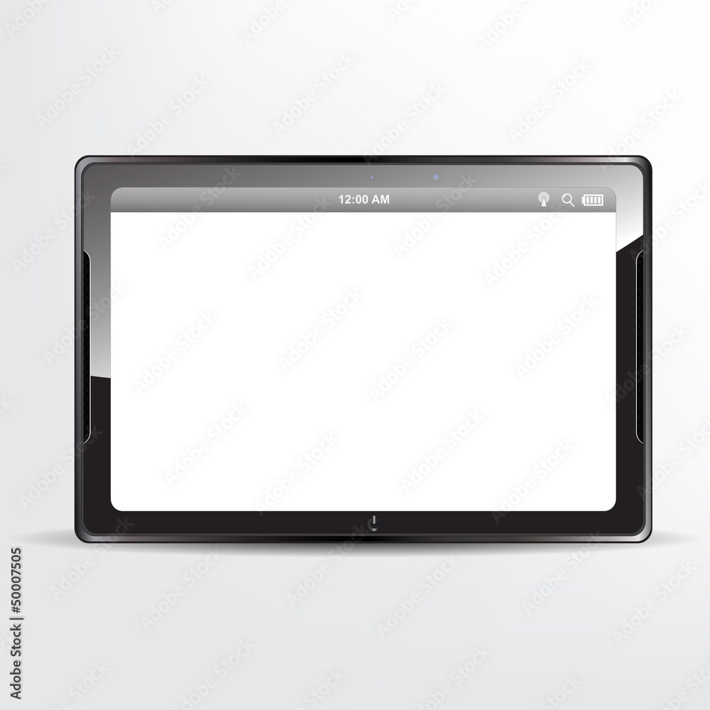 Tablet concept with blank screen Tablet concept with blank screen