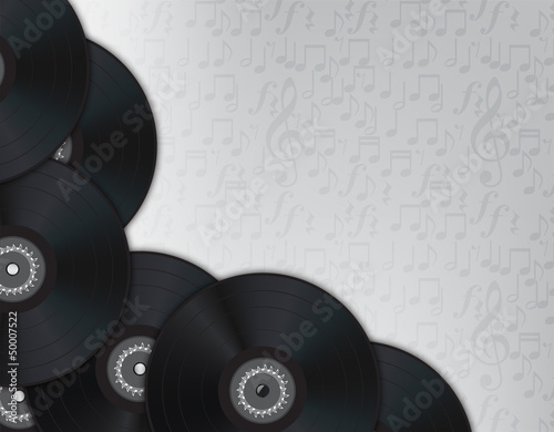 Vinyl Music Background