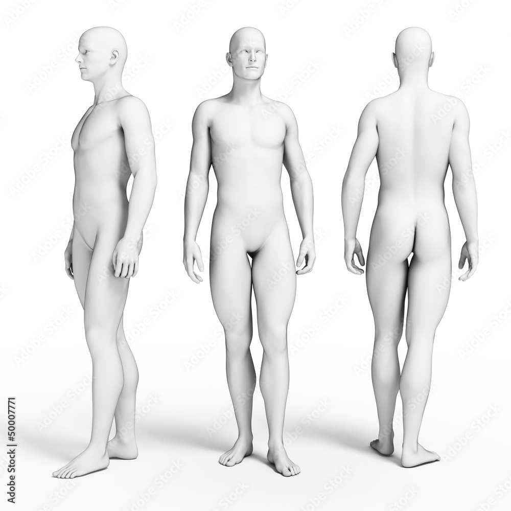 3d rendered illustration of some average guys 3d rendered illustration of some average guys