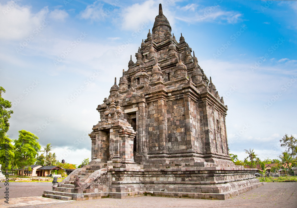 Candi Sajiwan temple near to Yogyakarta,  Java, Indonesia.