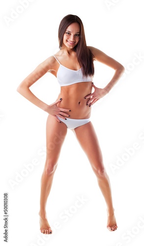 Pretty woman and sport