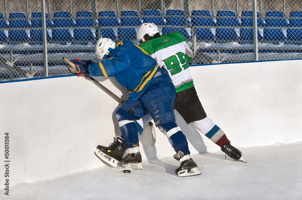 Naklejka premium Hockey