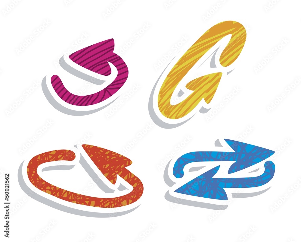 Obraz premium Arrow Icons